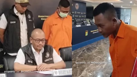 Tampang Pria Tega Bakar Balita di Tangerang, Begini Kondisinya Usai Ditangkap Polisi
