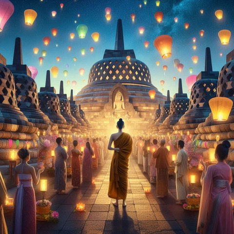 Bukan Sekadar Upacara, Ini Filosofi Mendalam di Balik Waisak di Borobudur