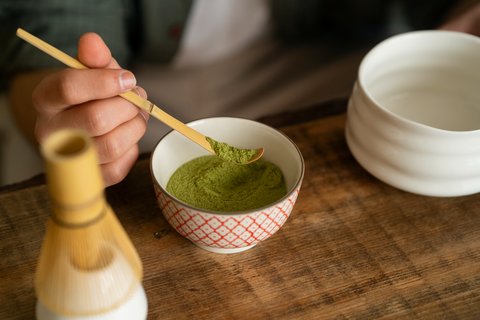 Matcha is high in antioxidants.
