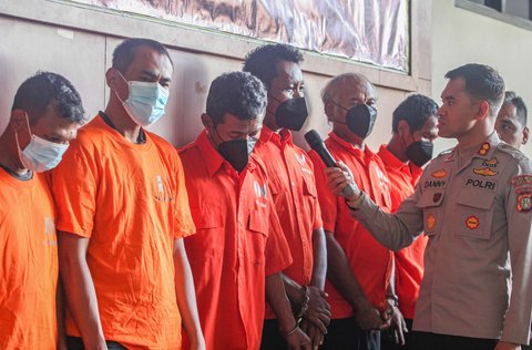 FOTO: Polres Jakpus Bekuk Puluhan Terduga Preman yang Bikin Resah, 9 Orang Jadi Tersangka
