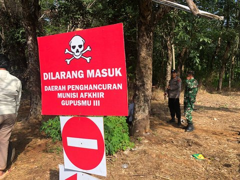 Area peledakan amunisi tidak layak milik TNI