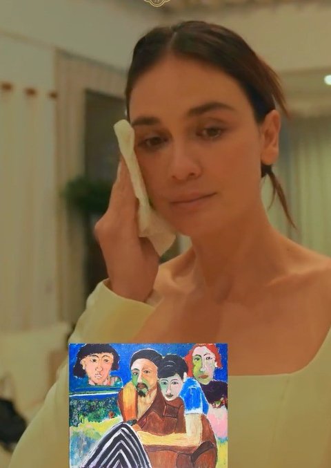 Pecah Tangis Luna Maya saat Pertama Kali Melihat Gaun Pernikahan dengan Motif Lukisan Sang Ayah