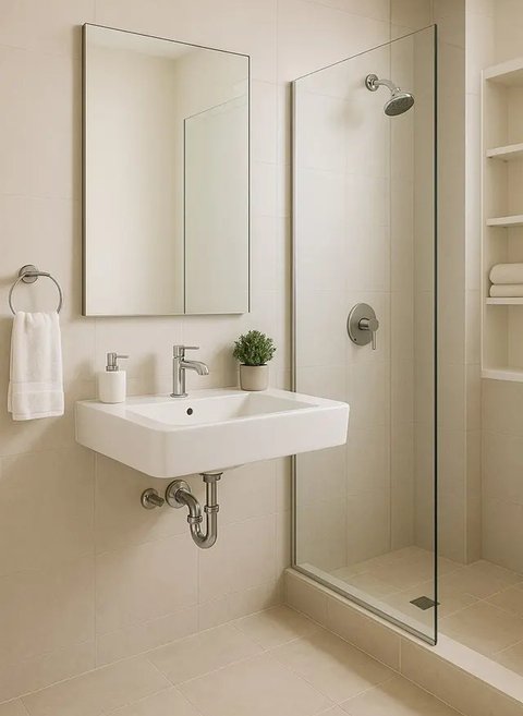 Inspirasi Warna Keramik Kamar Mandi (Foto: ChatGPT)