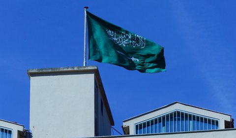 Ilustrasi Bendera Arab Saudi (iStockphoto via Google Images)