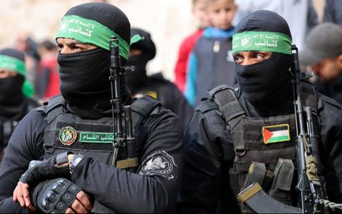 Anggota Hamas di Gaza.