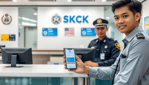 cara buat skck di polsek Ilustrasi dibuat Stable Diffusion