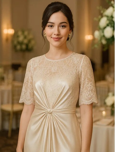 Ilustrasi Baju Bridesmaid Brokat