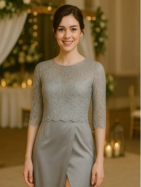 Ilustrasi Baju Bridesmaid Brokat