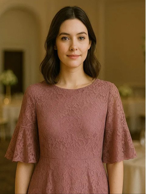 Ilustrasi Baju Bridesmaid Brokat