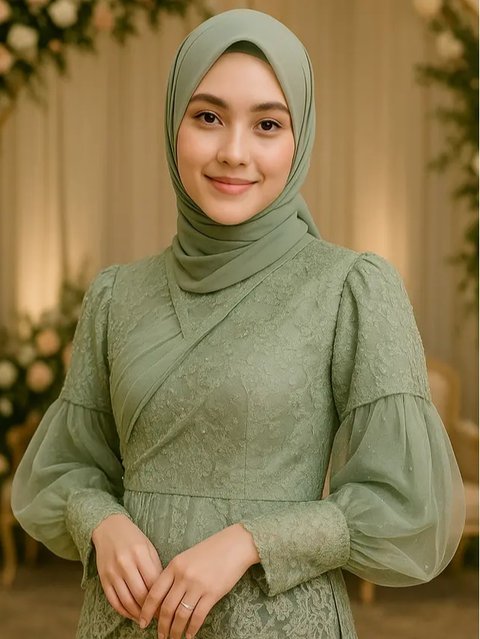 Ilustrasi Baju Bridesmaid Brokat