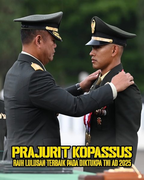 Sosok Letda Inf Rony Agung, Prajurit Kopassus Raih Lulusan Terbaik di Diktupa TNI AD 2025