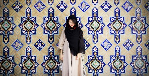 Ilustrasi Gamis Katun