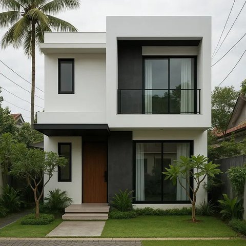 Model Rumah Minimalis 2 Lantai di Lahan Terbatas