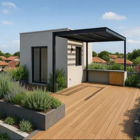 Model Rumah Minimalis Dengan Rooftop Garden