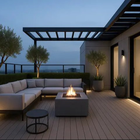 Model Rumah Minimalis Dengan Rooftop Garden