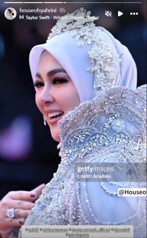 3 Potret Cantik Syahrini Tampil Cetar di Karpet Merah Festival Film Cannes 2025, Pakai Gaun Mewah Serba Silver dengan Cincin Berlian