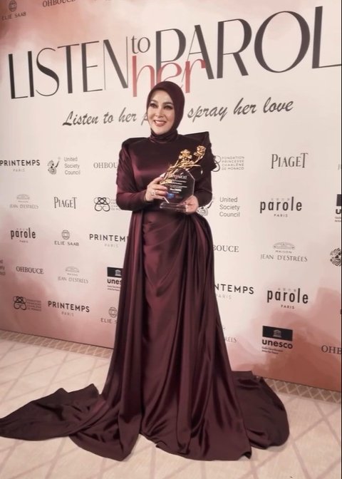 Syahrini Terbang ke Cannes Paris untuk Terima Penghargaan Bergengsi dari UNESCO