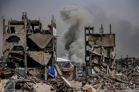FOTO: Pilu! Anak-Anak Gaza Korban Serangan Udara Israel