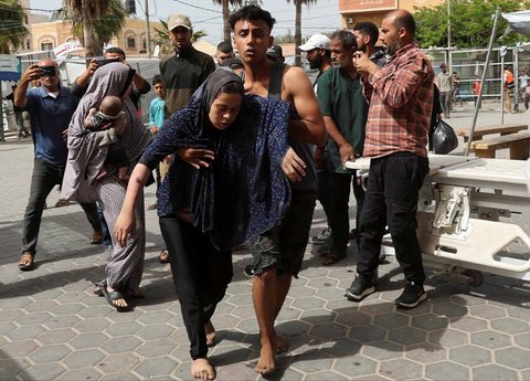 FOTO: Pilu! Anak-Anak Gaza Korban Serangan Udara Israel
