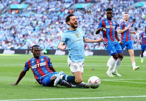 FOTO: Kalahkan Manchester City,  Pertama Kali Crystal Palace Juara FA Cup