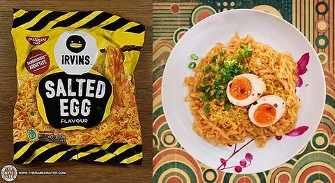 Ilustrasi Nissin x Irvins Salted Egg Flavour