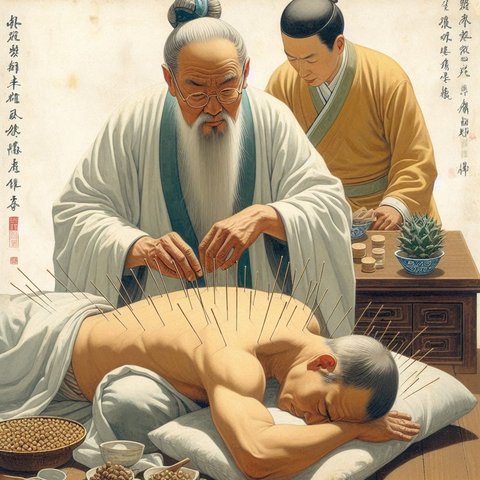 Ilustrasi Tabib China Kuno