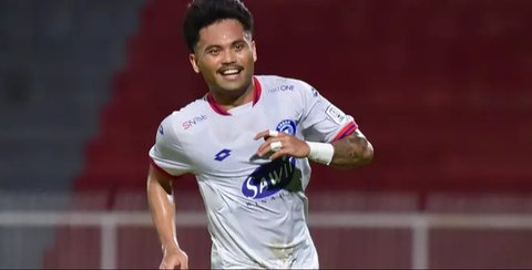 Winger Timnas Indonesia, Saddil Ramdani, ketika membela Sabah FC di Malaysia. (Bola.com/Dok.Facebook Sabah FC).