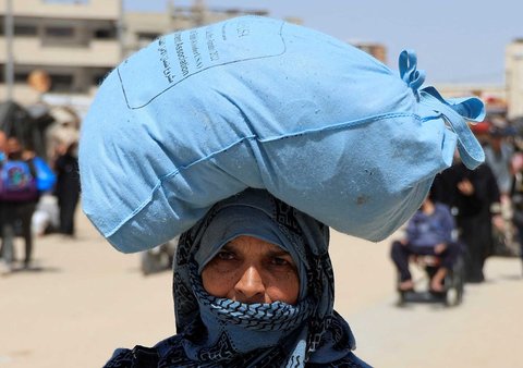 FOTO:  Militer Israel Perintahkan Warga Gaza Mengungsi
