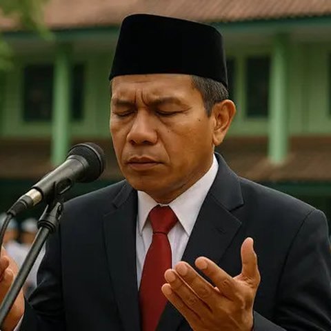 Ilustrasi doa hardiknas (Foto: ChatGPT)