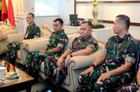 Calon komandan satuan jajaran Koopsudnas, di Ruang Hening Makoopsudnas, Halim Perdanakusuma Jakarta, Jumat (2/5/2025).