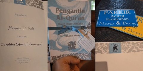 FOTO: Mengenang Pernikahan Najwa Shihab dan Ibrahim Assegaf