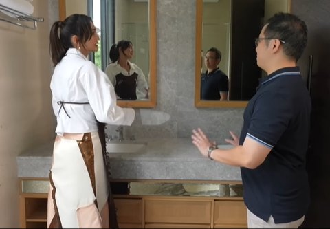 10 Potret Kamar Mandi Luna Maya Mewah dan Luas, Mahal Sekelas Hotel Bintang 5
