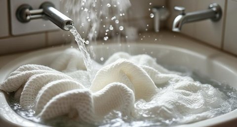 Cara Cuci Baju Hasil Thrifting agar Tak Tertular Penyakit Kulit Seperti&nbsp;Moluskum Kontagiosum. Foto dibuat oleh AI.