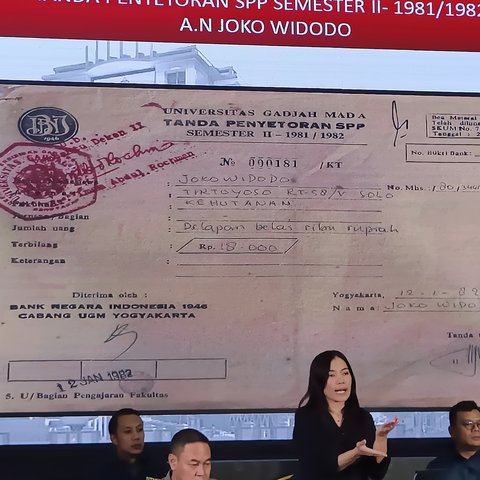 Bareskrim Polri Beberkan Bukti Jokowi Ujian dan Raih Sarjana di UGM