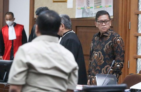 FOTO: Eks Kader PDIP Saeful Bahri Jadi Saksi di Sidang Lanjutan Hasto Kristiyanto