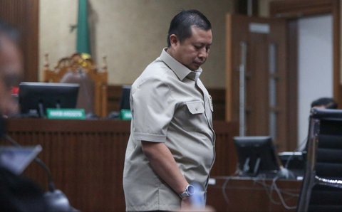 FOTO: Eks Kader PDIP Saeful Bahri Jadi Saksi di Sidang Lanjutan Hasto Kristiyanto