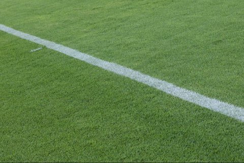 Kondisi rumput berkualitas kelas dunia pada lapangan utama di markas Timnas Indonesia.