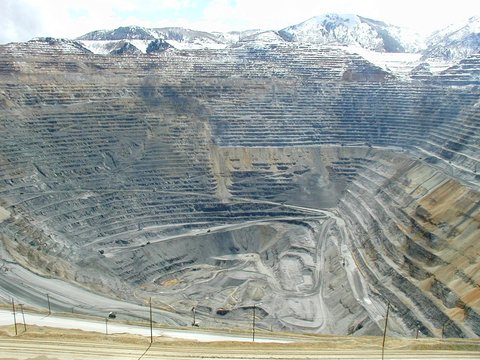 Bingham Canyon Mine di Utah