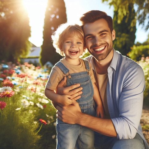 Ilustrasi Orangtua dan Anak