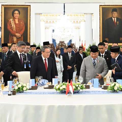 Presiden Prabowo Subianto Bersama Perdana Menteri (PM) China, Li Qiang