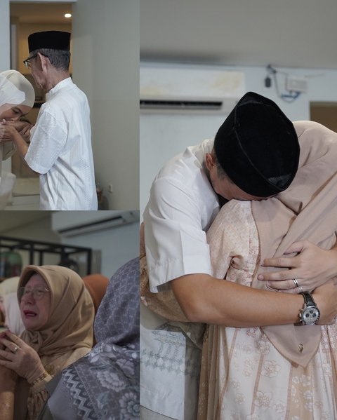 Acara pamitan tersebut berlangsung penuh haru. Sambil berpelukan, air mata menetes dari Omesh, Dian Ayu, maupun keluarga yang akan ditinggalkan untuk sementara.