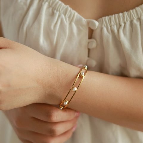 Gelang Bangle Mutiara