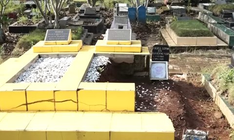 5 Potret Kondisi Makam Haji Qomar yang Memprihatinkan, Diduga Tak Diurus Pihak keluarga