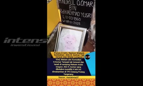 5 Potret Kondisi Makam Haji Qomar yang Memprihatinkan, Diduga Tak Diurus Pihak keluarga