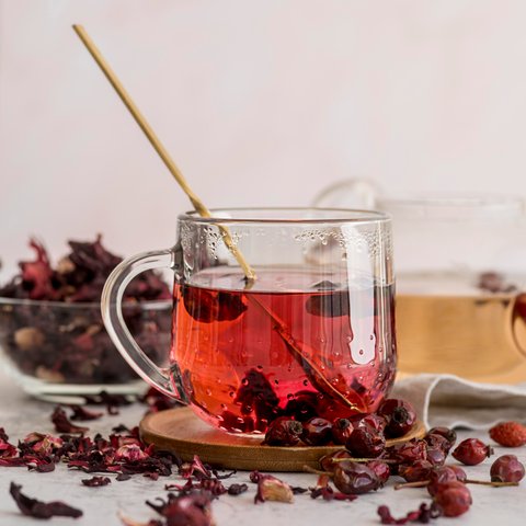 Ilustrasi Teh Rosella