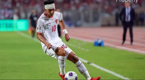Malik Risaldi melakukan debutnya bersama Timnas Indonesia saat bertandang ke markas Bahrain pada laga Grup C Kualifikasi Piala Dunia 2026 yang berlangsung di Bahrain National Stadium, Riff