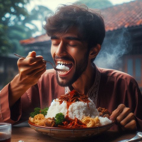 Ilustrasi Nasi Putih