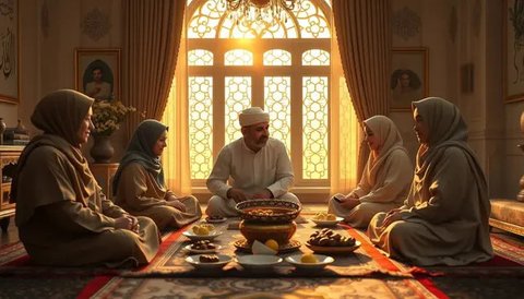 kata kata puasa lucu jawa Ilustrasi dibuat AI