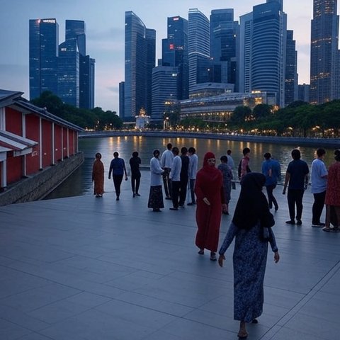 Ilustrasi Negara Singapura