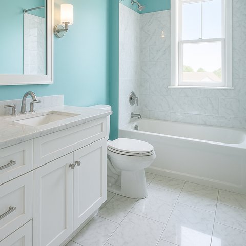 Warna Cat Kamar Mandi Terbaik Menurut Feng Shui (Foto: ChatGPT)